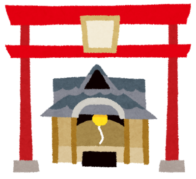 神社のイラスト