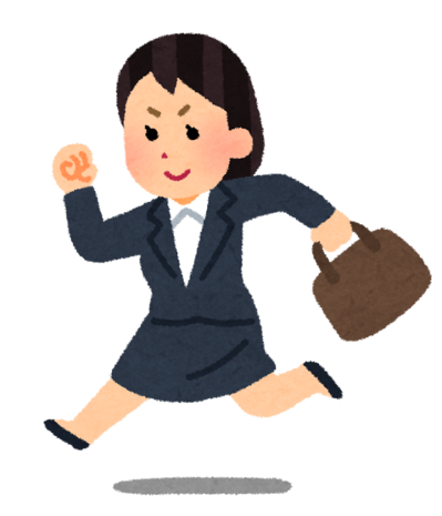 女性社員のイラスト